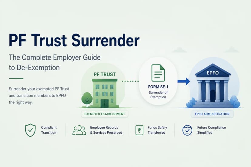 PF Trust Surrender & De-Exemption: The Complete Employer Guide