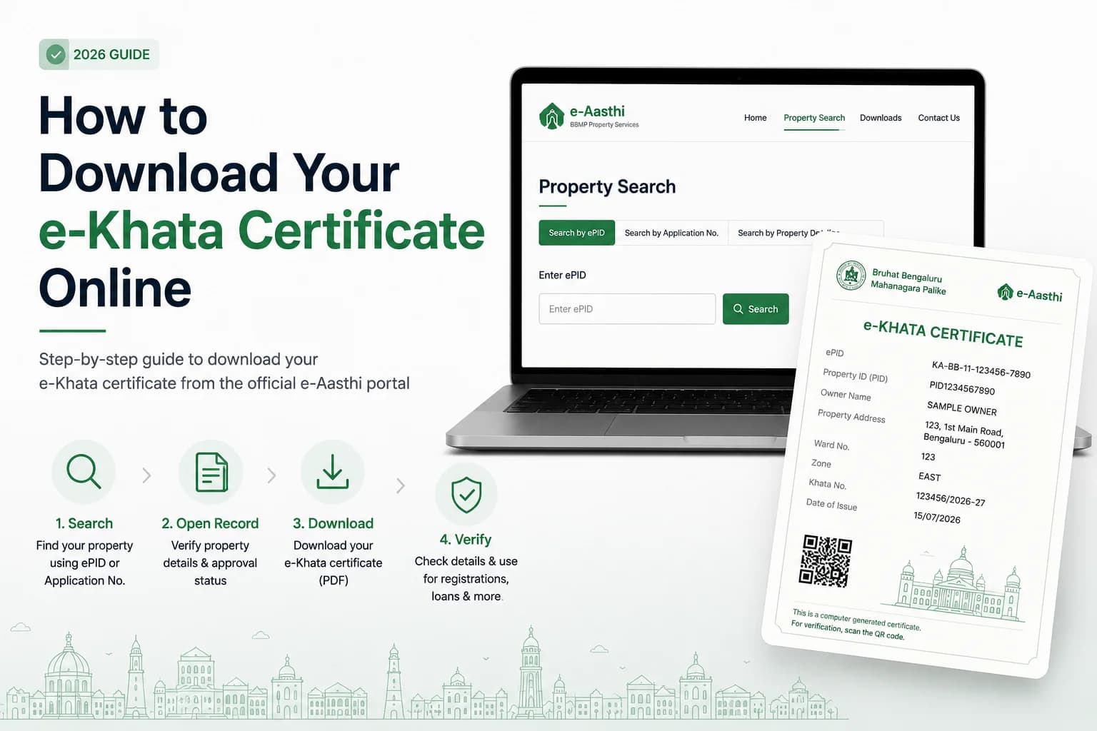 How to Download Your e-Khata Certificate Online