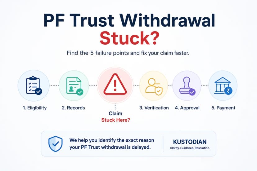 PF Trust Withdrawal Stuck? Here's the Framework to Find Out Why