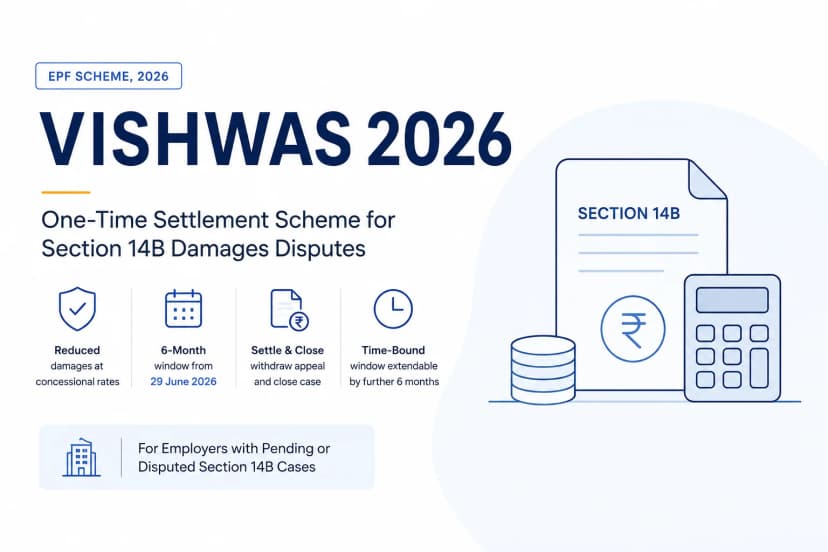 VISHWAS 2026 Scheme: Eligibility, Penalty Relief & How to Apply (Employer's Guide)
