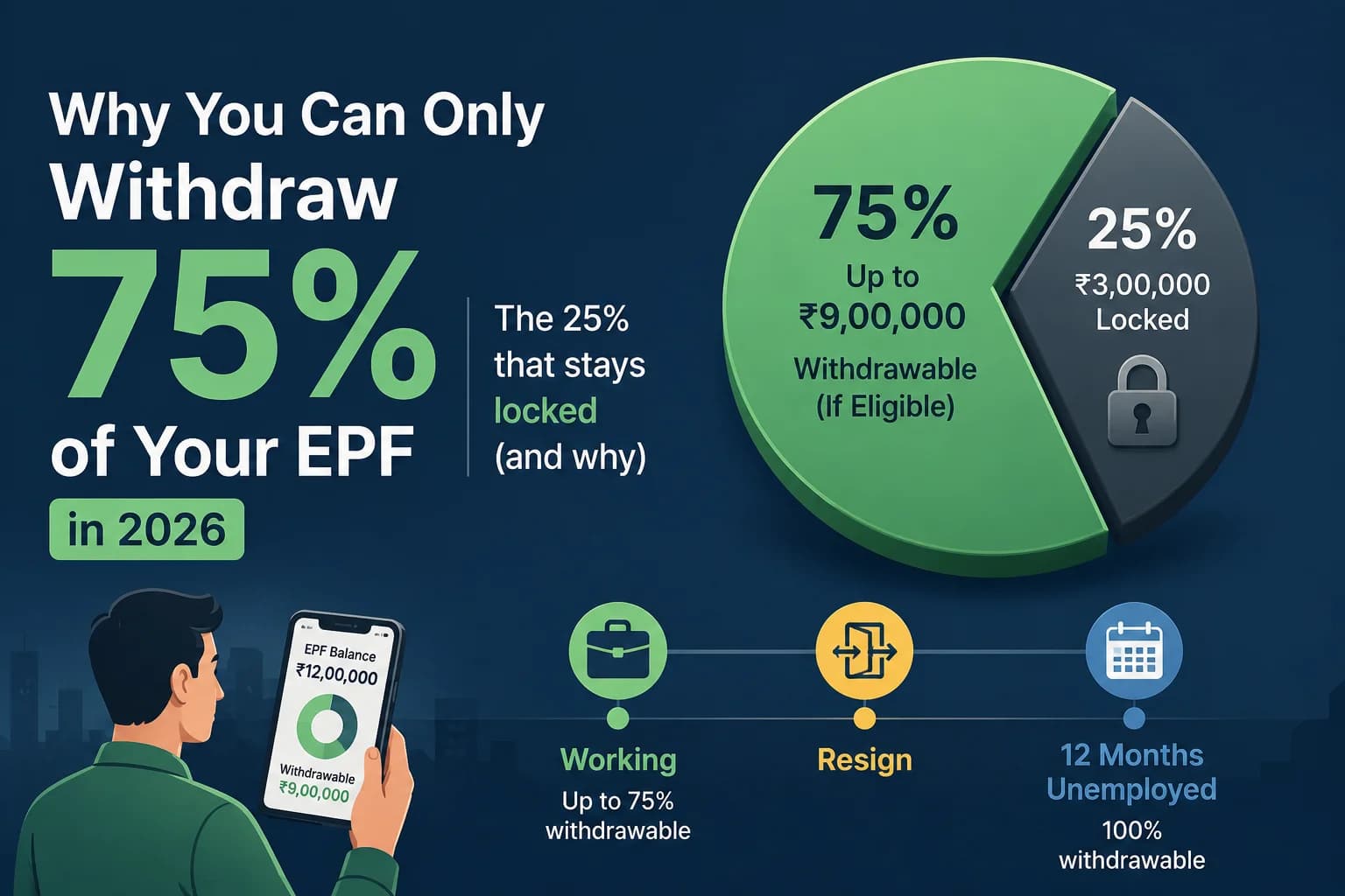 New EPF Withdrawal Rules 2026: What Actually Changed on 29 June (75% vs 100%, Explained)