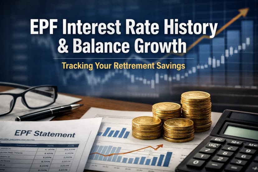 EPF Interest Rate History & Balance Growth
