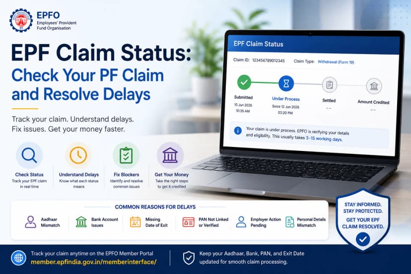 EPF Claim Status: Check Your PF Claim and Resolve Delays