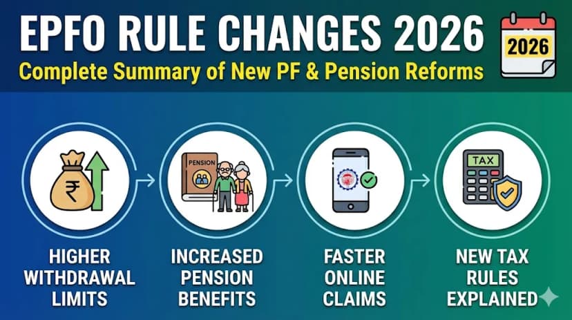 EPFO Rule Changes 2026: Complete Summary of New PF & Pension Reforms
