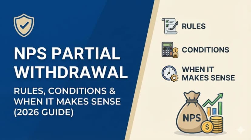 NPS Partial Withdrawal (2026 Guide): Rules, Conditions & When It Makes Sense