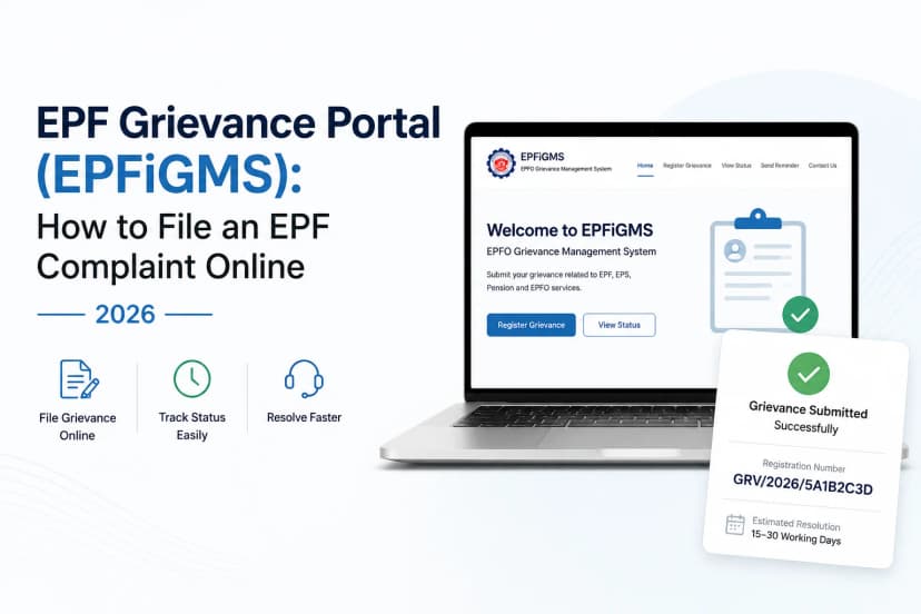 EPF Grievance Portal (EPFiGMS): How to File an EPF Complaint Online (2026)